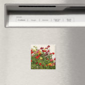 Wilde bloemen op groen veld magneet (Insitu (Vaatwasser))