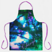 Wilde bloemen Oriental Gothic Art Schort (Voorkant)