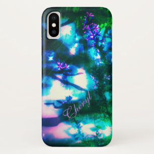 Wilde bloemen Oriental Gothic iPhone X Hoesje