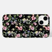 Wilde bloemen Patroon Case-Mate iPhone Case (Achterkant (horizontaal))