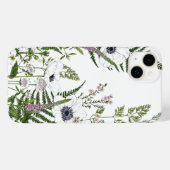 Wilde bloemen  patroon iPhone / iPad case (Achterkant (horizontaal))