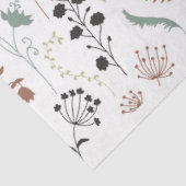 Wilde bloemen Patroon Tissuepapier (Detail)