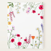 Wilde bloemen planner (Achterkant)