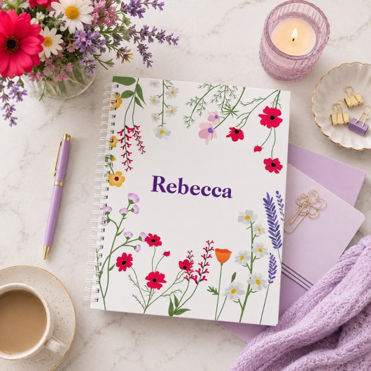 Wilde bloemen  planner