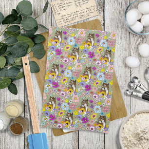 Wilde Bloemen Poema Bergleeuw Poema Theedoek