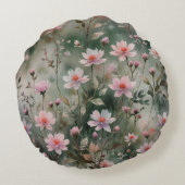 wilde bloemen rond kussen (Achterkant)