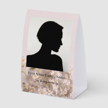 Wilde bloemen rouwdienst