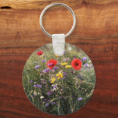 Wilde bloemen sleutelhanger (Voorkant)