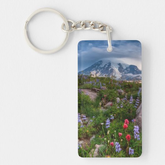 Wilde bloemen sleutelhanger (Voorkant)