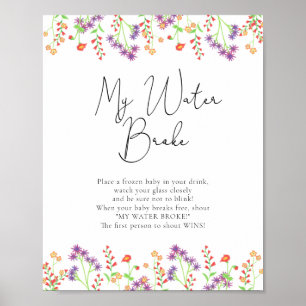 Wilde bloemen Spelbord Poster