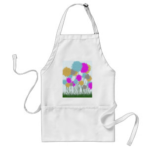 wilde bloemen standaard schort