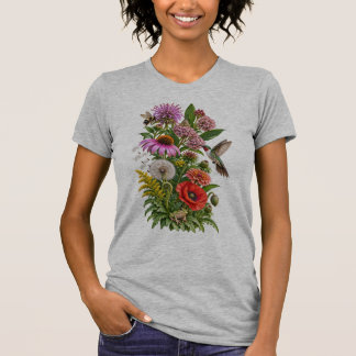 Wilde bloemen t-shirt