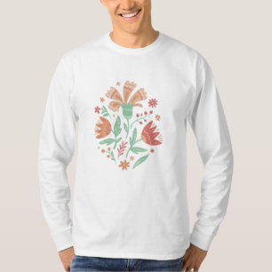 Wilde bloemen t-shirt