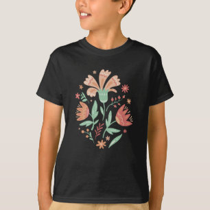 Wilde bloemen t-shirt