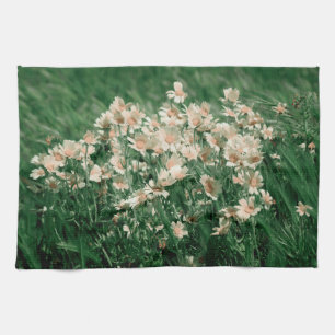 Wilde bloemen theedoek