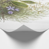 wilde bloemen Thistle Cadeaupapier (Hoek)