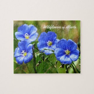 Wilde bloemen van Alberta, Canada - Natuur Puzzle Legpuzzel