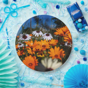 Wilde bloemen van Namaqualand Papieren Bordje