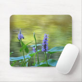 Wilde bloemen van Pond Mousepad Muismat (Met muis)