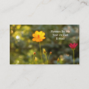  wilde bloemen visitekaartje