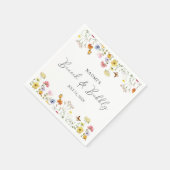 Wilde Bloemen Vlinders Boho Brunch & Mousserende W Servet (Hoek)