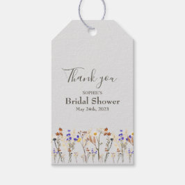 Wilde bloemen Vrijgezellenfeest Favor Gift Label Cadeaulabel