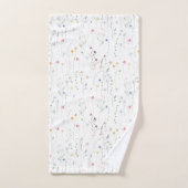 Wilde bloemen, waterverf weide bad handdoek (Handdoek)