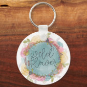 Wilde bloemen, weesmeel sleutelhanger (Voorkant)