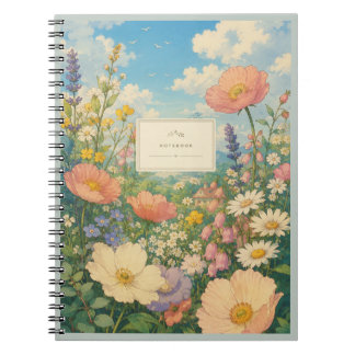 Wilde Bloemen Weide Cottage Notitieboek
