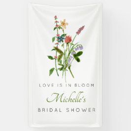 Wilde bloemenliefde is in Bloom Vrijgezellenfeest  Spandoek