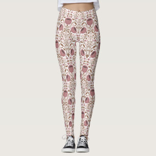 Wilde bloemenpatroon leggings