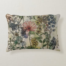 Wilde bloemenprint