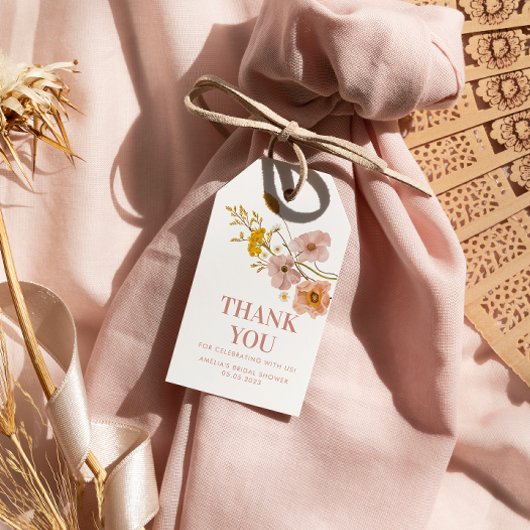 Wilde bloemensoorten, Bohemibloemen Cadeaulabel