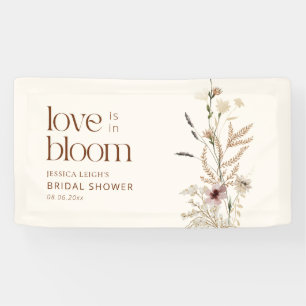 Wilde Bloementuin Liefde is in Bloei Spandoek