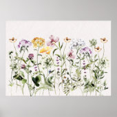 Wilde Bloementuin Poster (Voorkant)