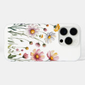 Wilde Bloemenweide Case-Mate iPhone Case (Achterkant (horizontaal))