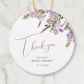 Wilde bloemenweide Seringpaars Bedankkaartjes Bedankjes Labels (Voorkant)