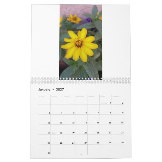 wilde bloemkalender kalender (Jan 2027)