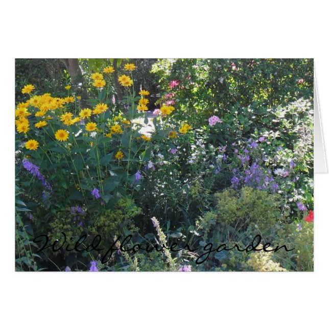 Wilde bloemtuin (Voorkant Horizontaal)