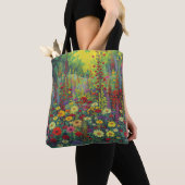 wilde-bloemweide-Canvas tas (Dichtbij)