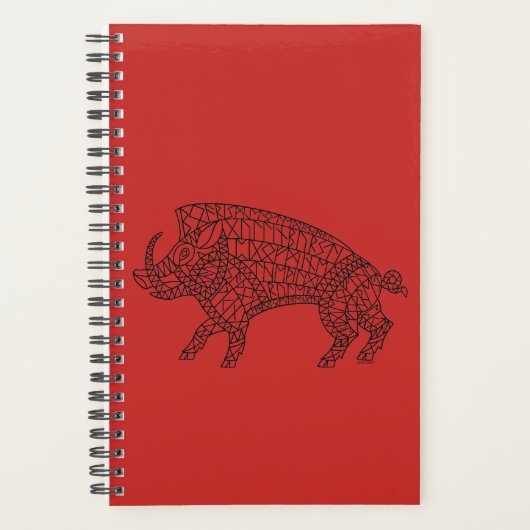 Wilde Boar met looppas Planner (Voorkant)