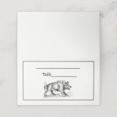  Wilde Boar Tekening BW #2 (Buitenkant ongevouwen)