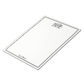 Wilde Boar Tekening BW #2 Notitieblok (Schuin)