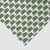  Wilde Boar Tekening BW #3C Tissuepapier (Detail)