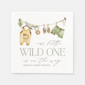 Wilde | Boho Safari Baby shower Servet (Voorkant)