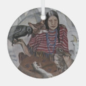 Wilde bondgenoten glas ornament (Voorkant)