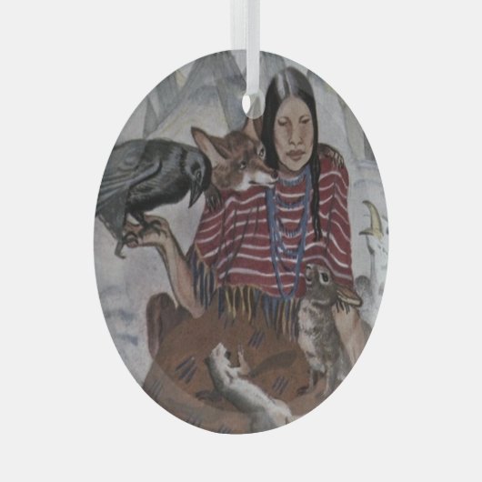 Wilde bondgenoten glas ornament (Voorkant Rechts)