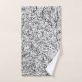 Wilde boombladeren. Abstracte Natuur Bad Handdoek (Handdoek)