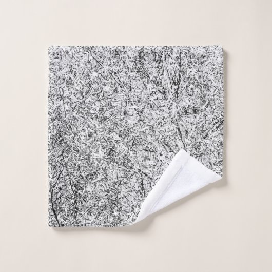 Wilde boombladeren. Abstracte Natuur Bad Handdoek (Wasdoekje)