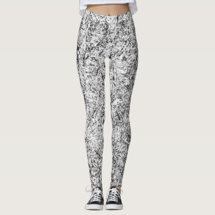 Wilde boombladeren. Abstracte Natuur Leggings